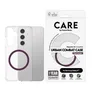 CARE by PanzerGlass® Flagship Case Clear Combat w. Plum Purple QI Galaxy S25
