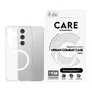 CARE by PanzerGlass® Flagship Case Clear w. white QI Compatible Galaxy S25