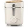 Philips HD2640/10 2-Schlitz-Toaster matt weiß Brötchenaufsatz 830W