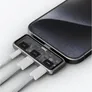 Satechi Mobile XR Hub 2-Port USB-C (1x 100W PD) mit 3,5mm Audio Space Grau