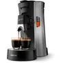 Philips CSA250/10 SENSEO Select Kaffeepadmaschine, schwarz/gebürstetes Metall