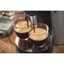 Philips CSA250/10 SENSEO Select Kaffeepadmaschine, schwarz/gebürstetes Metall