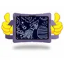 STM Duxling Kids Case Apple iPad 11" (2025) / iPad 10,9" (2022) lila