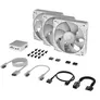 Corsair iCUE LINK RX120 RGB Starter Kit, weiß, LED-Steuerung, 120mm, 3er-Pack