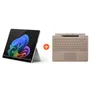 Microsoft Surface Pro (11. Edition) Copilot+ PC 13" 2in1 Platin Snapdragon® X Plus 16GB/512GB SSD Win11 EP2-08345 ohne Netzteil inkl. MS Surface Pro Keyboard mit Slim Pen Sand