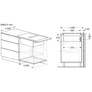 Siemens ED811HQ26E iQ500 Kochfeld mit Dunstabzug (Induktion) 80 cm Rahmenlos
