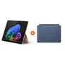 Microsoft Surface Pro (11. Edition) Copilot+ PC 13" OLED 2in1 Dune Snapdragon® X Elite 16GB/1TB SSD Win11 EP2-08389 ohne Netzteil inkl. MS Surface Pro Keyboard mit Stiftaufbewahrung saphir