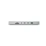RAZER USB 4 Dock Mercury - 4K, 1x HDMI 2.1 (120 Hz), 1x DP 1.4 (240 Hz), 2x USB-A (2. Gen), 2x USB-A (1. Gen), 2x USB-C (10 Gb/Sek.), 1x Gbit Ethernet, 1x SD 3.0 UHS-II, 1x 3,5mm Klinke, 180W