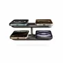 Zens Aluminium Series Quattro Wireless Charger Pro 4 mit Netzteil 65W Qi2 schwarz