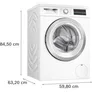 Bosch WUU28T49 Waschmaschine unterbaufähig 9 kg 1400 U/min