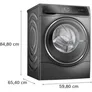 Bosch WNC254AS0 Serie 8 Waschtrockner 10.5 kg / 6 kg, 1400 U/min.