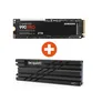 Samsung 990 PRO NVMe SSD 2 TB M.2 PCIe 4.0 3D-NAND TLC + be quiet! M.2 SSD-Kühler MC1