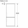 Bosch KGN39VICT Serie 4 Freistehende Kühl-Gefrier-Kombination