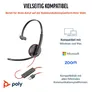 Poly Blackwire 3210 Monaural USB-C Headset +USB-C/A Adapter (Bulk)