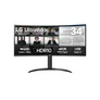 LG 34WR55QK-B 86.4cm (34") UWQHD 21:9 VA Curved Office Monitor HDMI/DP/USB-C PD65W 100Hz 5ms