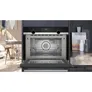 Siemens CM585AGS1 iQ500 Einbau-Mikrowelle schwarz/edelstahl