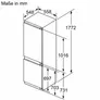 Siemens KI86NADD0 iQ500 Einbau-Kühl-Gefrier-Kombination
