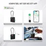 4smarts Standort-Finder SkyTag TSA Lock schwarz