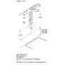 Siemens LC85KDK60 iQ100 Wandesse 80 cm Klarglas schwarz bedruckt