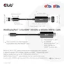 Club 3D MiniDP 2.1 zu HDMI 4K120Hz oder 8K60Hz HDR10+ St./St. 1,8m schwarz