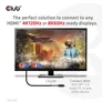 Club 3D MiniDP 2.1 zu HDMI 4K120Hz oder 8K60Hz HDR10+ St./St. 1,8m schwarz