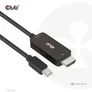 Club 3D MiniDP 2.1 zu HDMI 4K120Hz oder 8K60Hz HDR10+ St./St. 1,8m schwarz