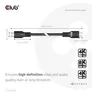 Club 3D Zertifiziertes Ultra High Speed HDMI Kabel bis zu 240Hz und 48 Gbit/s St./St. 7,5m