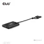 Club 3D USB Typ-C (mit USB Typ-A Adapter) auf dualen HDMI (4K60Hz) Video Splitter mit DisplayLink