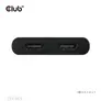 Club 3D USB Typ-C (mit USB Typ-A Adapter) auf dualen HDMI (4K60Hz) Video Splitter mit DisplayLink