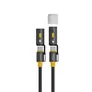 4smarts 3in1 USB-C Kabelset Explorer 240W 1,5m schwarz