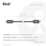 Club 3D Typ-C zu Typ-C Kabel 80Gbps Zertifiziertes 240W 8K240Hz 1.2m schwarz