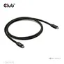 Club 3D Typ-C zu Typ-C Kabel 80Gbps Zertifiziertes 240W 8K240Hz 1.2m schwarz