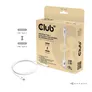 Club 3D Typ-C zu Typ-C Kabel 80Gbps Zertifiziertes 240W 8K240Hz 1.2m weiß