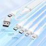 4smarts USB-C/A Multi-Ladekabel 4in2 1,2m (7x schwarz, 7x weiß) - 14er Set VPE