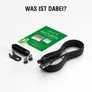 4smarts USB-C/A 540° Magnetkabel GravityCord 100W 1,8m schwarz
