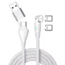 4smarts USB-C/A 540° Magnetkabel GravityCord 100W 1,8m weiß