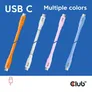 Club 3D USB Typ-C zu Typ-C Kabel 20 Gbps 240W 4K60Hz 2m weiß