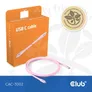 Club 3D USB Typ-C zu Typ-C Kabel 20 Gbps 240W 4K60Hz 2m pink