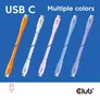 Club 3D USB Typ-C zu Typ-C Kabel 20 Gbps 240W 4K60Hz 2m lila