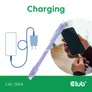 Club 3D USB Typ-C zu Typ-C Kabel 20 Gbps 240W 4K60Hz 2m lila