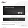 Club 3D HDMI 4 auf 1 Umschalter 4K120Hz Umschalter schwarz