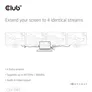 Club 3D HDMI 4 auf 1 Umschalter 4K120Hz Umschalter schwarz