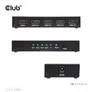 Club 3D HDMI 4 auf 1 Umschalter 4K120Hz Umschalter schwarz