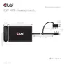 Club 3D USB Typ-C (mit USB Typ-A Adapter) auf dualen DisplayPort (4K60Hz) Video Splitter schwarz