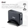 Club 3D Reiseladegerät 240 Watt GaN-Technologie, 4 x USB Typ-C, Power Delivery (PD) 3.1 und PPS-Unterstützung