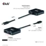 Club 3D USB Typ-C auf Dual HDMI 4K60Hz PD 100W