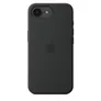 Apple iPhone 16e Silikon Case schwarz