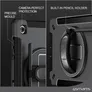 4smarts Rugged Case Grip für Samsung Galaxy Tab A9 schwarz