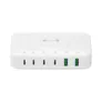 4smarts 7in1 GaN Ladestation 100W Wireless Charger weiß