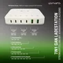 4smarts 7in1 GaN Ladestation 100W Wireless Charger weiß